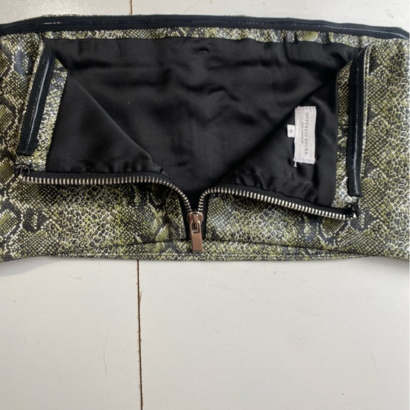 Mistress Rocks LosAngeles Green Snake Risk Jogger& Bandeau Top Matching Set S - Picture 7 of 16